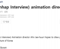 [연합뉴스 영문기사] Animation director Ahn Jae-huun hopes to draw past, present, future of Korea 썸네일 사진